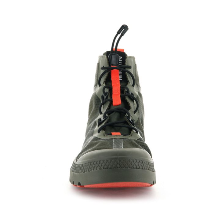 Palladium Travel Lite+ Adventure High Tops Sneaker Herren Olivgrün | CH-8RKP4