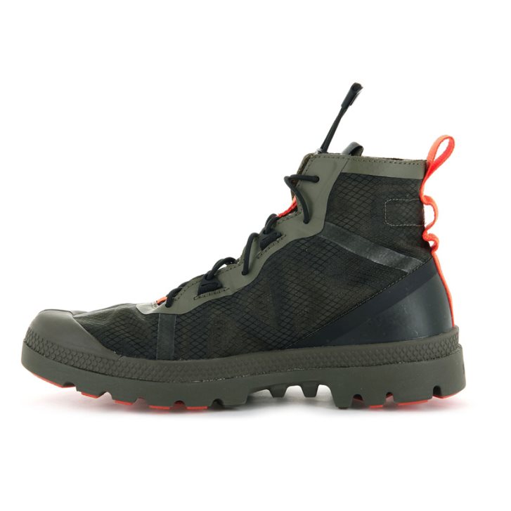 Palladium Travel Lite+ Adventure High Tops Sneaker Herren Olivgrün | CH-8RKP4