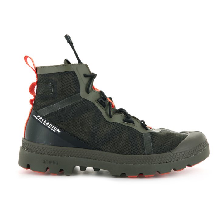 Palladium Travel Lite+ Adventure High Tops Sneaker Herren Olivgrün | CH-8RKP4