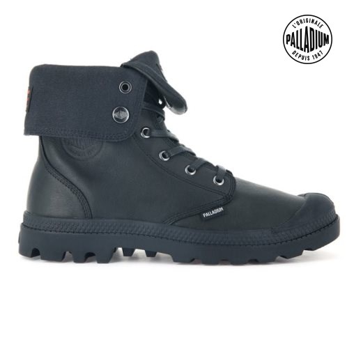 Palladium Baggy Leather ESS WP Stiefel Damen Schwarz | CH-8HAU9