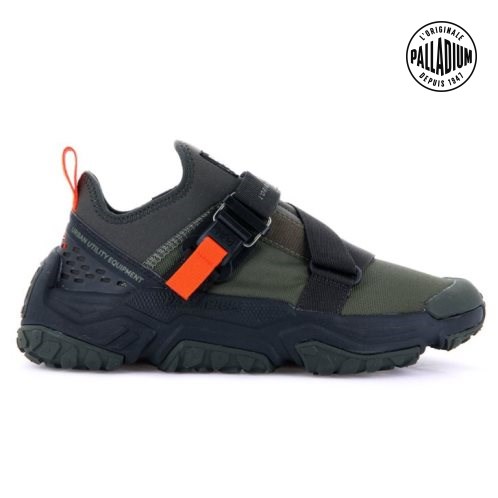 Palladium Off-grid LO Utility Sneaker Damen Olivgrün | CH-7HPF6