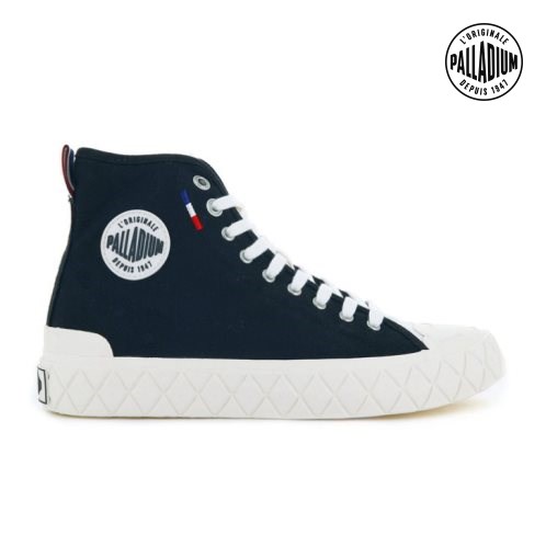 Palladium Palla Ace Canvas High Tops Sneaker Damen Schwarz | CH-5QEK2
