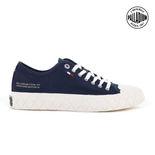 Palladium Palla Ace Canvas Low Tops Sneaker Herren Navy | CH-3WKH0