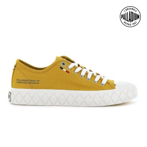 Palladium Palla Ace Canvas Low Tops Sneaker Damen Senfgelb | CH-6VEZ7