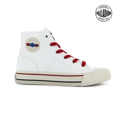 Palladium Palla Louvel High Tops Sneaker Damen Weiß | CH-8TLJ6