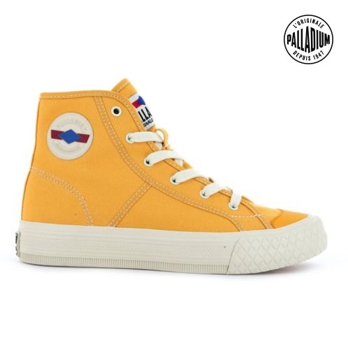 Palladium Palla Louvel High Tops Sneaker Herren Senfgelb | CH-9RDF6