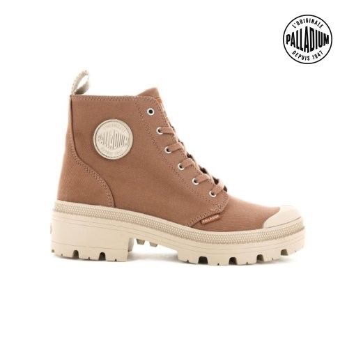 Palladium Pallabase Twill Stiefel Damen Braun | CH-5SUP6