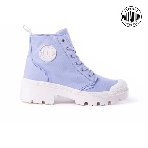 Palladium Pallabase Twill Stiefel Damen Lavendel | CH-7MOQ8