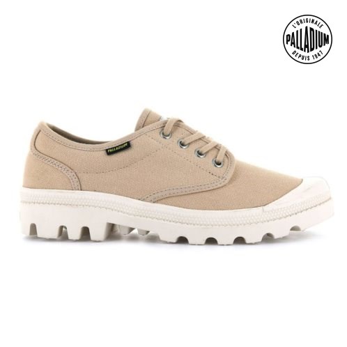 Palladium Pallabrousse Oxfords Schuhe Damen Khaki | CH-5VTZ8