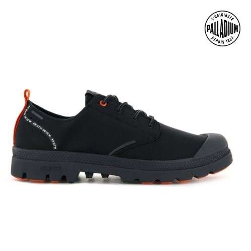 Palladium Pallafin RC LOW WP+ Oxfords Schuhe Herren Schwarz | CH-6LIV5