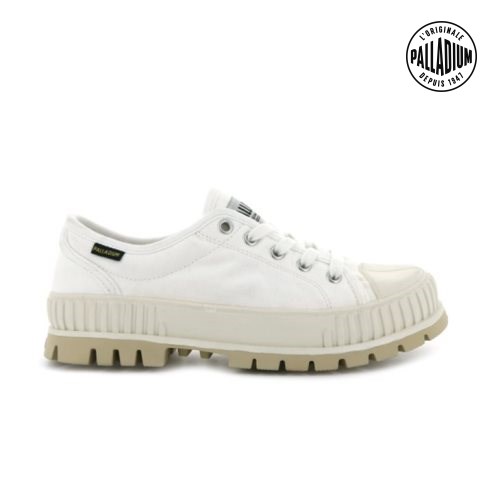 Palladium Pallashock OG Oxfords Schuhe Herren Weiß | CH-3RIC8