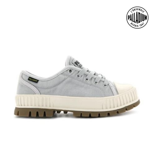Palladium Pallashock OG Oxfords Schuhe Herren Hellgrau | CH-9ICQ1