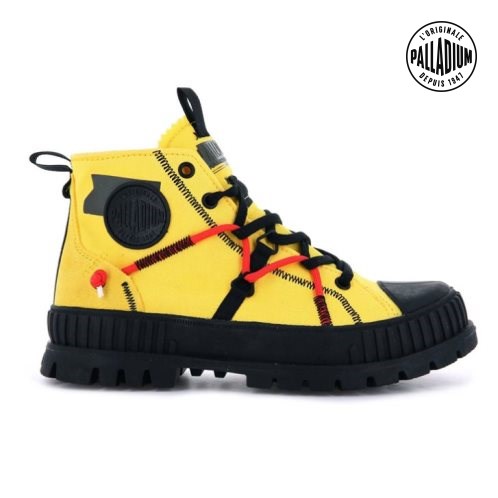 Palladium Pallashock Re-craft Stiefel Damen Zitrone | CH-8OAD4