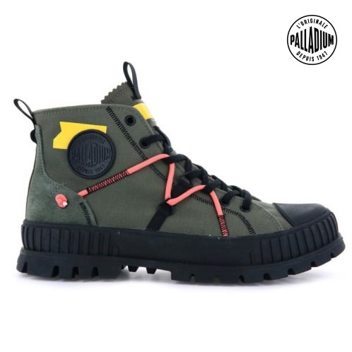 Palladium Pallashock Re-craft Stiefel Damen Olivgrün | CH-8YDB4