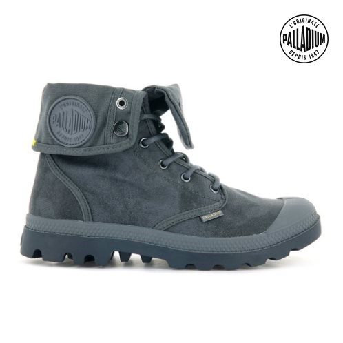 Palladium Pampa Baggy WAX Stiefel Damen Dunkelgrau | CH-4CVO8