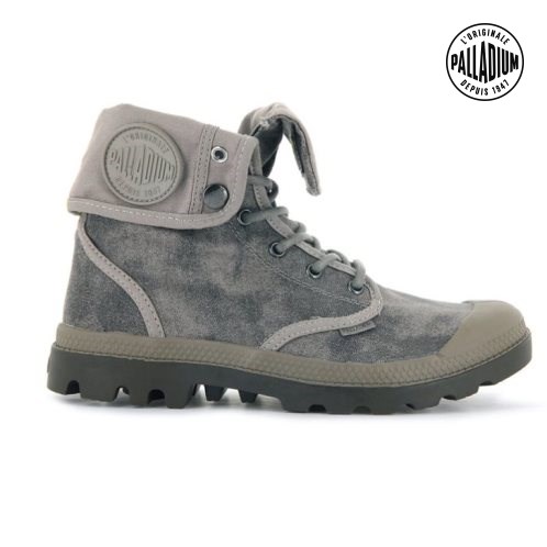 Palladium Pampa Baggy WAX Stiefel Herren Grau | CH-0CRT6