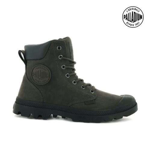 Palladium Pampa Cuff WP LUX Stiefel Damen Olivgrün | CH-3QCV7