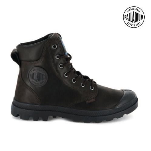 Palladium Pampa Cuff WP LUX Stiefel Herren Schokolade | CH-6TIV4