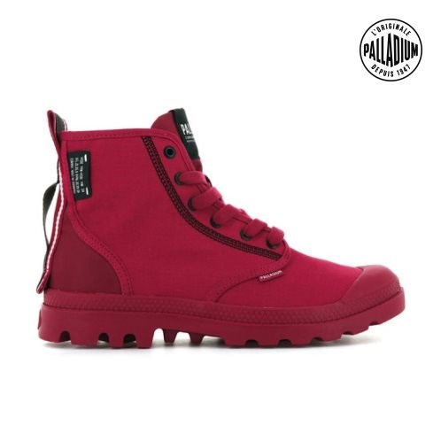 Palladium Pampa Dare 2 Survive Stiefel Damen Rot | CH-0UYS7