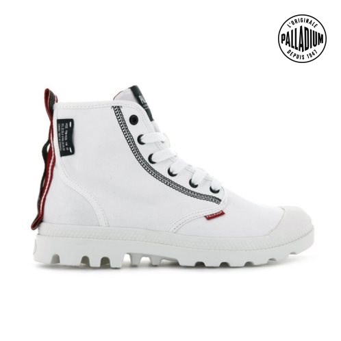Palladium Pampa Dare 2 Survive Stiefel Damen Weiß | CH-6MSA4