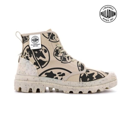 Palladium Pampa Eco-versary 75th Stiefel Herren Khaki | CH-2ENR3