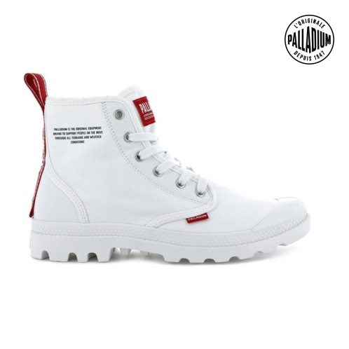Palladium Pampa Hi Dare Stiefel Damen Weiß | CH-3HTE8