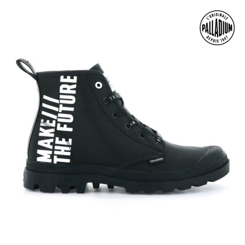 Palladium Pampa Hi Future Stiefel Damen Schwarz | CH-0DVO1