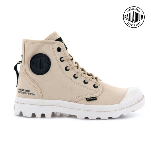 Palladium Pampa Hi Htg Supply Stiefel Damen Beige | CH-3MZU2