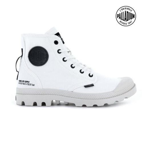 Palladium Pampa Hi Htg Supply Stiefel Herren Weiß | CH-3HOZ0