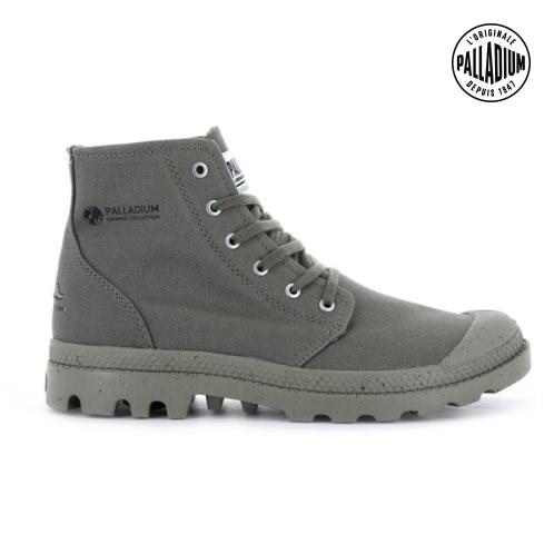 Palladium Pampa Hi Organic II Stiefel Herren Grau | CH-1GRX7