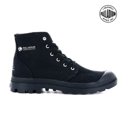 Palladium Pampa Hi Organic II Stiefel Herren Schwarz | CH-6HSK8