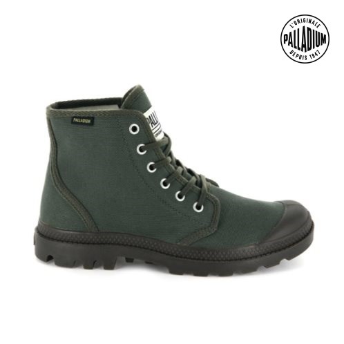 Palladium Pampa Hi Originale High Tops Sneaker Damen Olivgrün | CH-3GBE5