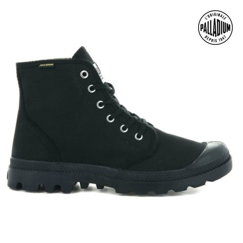 Palladium Pampa Hi Originale High Tops Sneaker Damen Schwarz | CH-5YNH9
