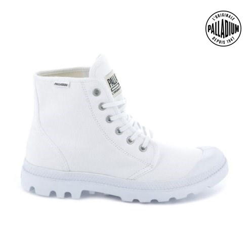 Palladium Pampa Hi Originale Stiefel Herren Weiß | CH-7ZUB1