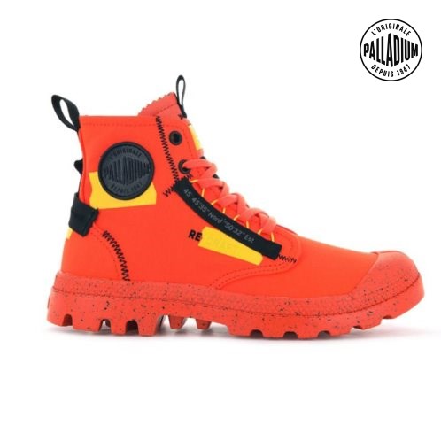 Palladium Pampa Hi Re-craft Stiefel Damen Rot | CH-6HAL5