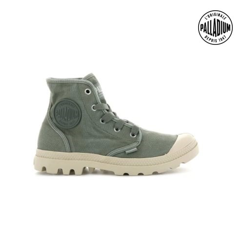 Palladium Pampa Hi Stiefel Damen Olivgrün | CH-7FOL0