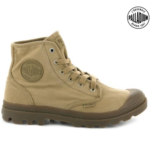 Palladium Pampa Hi Stiefel Herren Olivgrün | CH-0DLO5