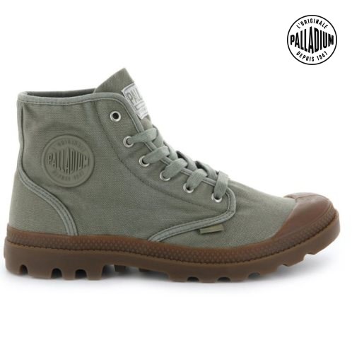 Palladium Pampa Hi Stiefel Herren Olivgrün | CH-8MWV7