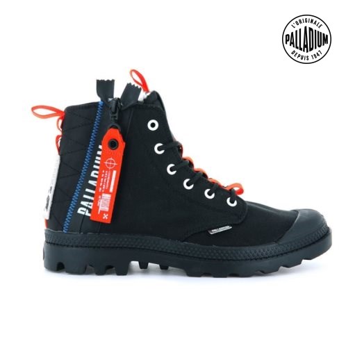 Palladium Pampa Hi Ticket To Earth Stiefel Damen Schwarz | CH-1ONM2