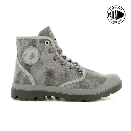 Palladium Pampa Hi WAX Stiefel Damen Grau | CH-8CQW1