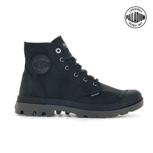 Palladium Pampa Hi WAX Stiefel Damen Schwarz | CH-3LPD6
