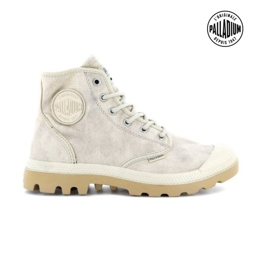 Palladium Pampa Hi WAX Stiefel Herren Hellgrau | CH-9MVP6