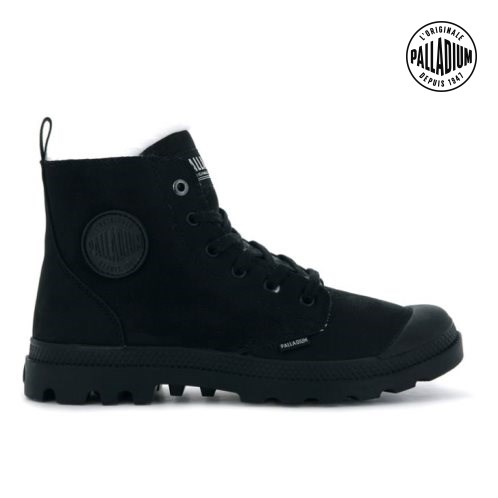 Palladium Pampa Hi Zip WL Stiefel Herren Schwarz | CH-0ICG4