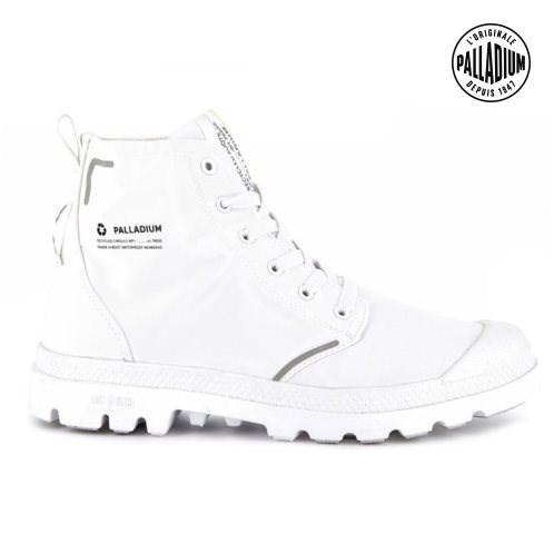Palladium Pampa Lite+ Recycle WP+ Stiefel Damen Weiß | CH-8HXP9