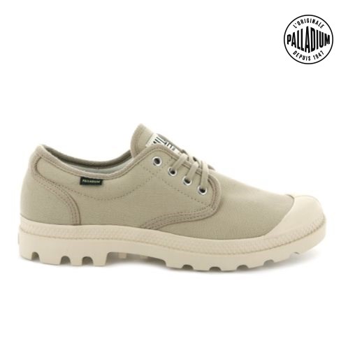 Palladium Pampa OX Originale Oxfords Schuhe Damen Olivgrün | CH-4QHP7