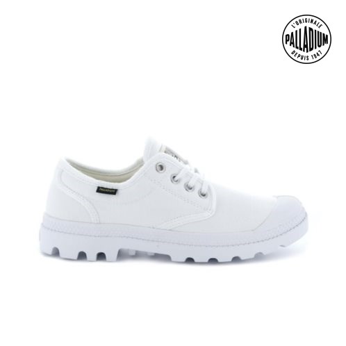 Palladium Pampa OX Originale Oxfords Schuhe Herren Weiß | CH-9FXE1