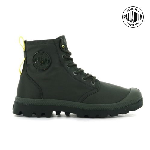 Palladium Pampa Recycle Wasserdichte+ 2 Stiefel Damen Olivgrün | CH-2GQX8