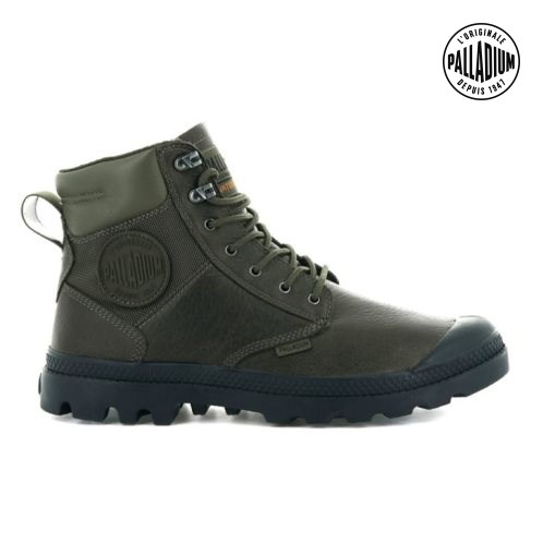 Palladium Pampa Shield WP+ LTH Stiefel Herren Olivgrün | CH-2ALB1