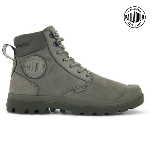 Palladium Pampa Shield WP+ LUX Stiefel Damen Olivgrün | CH-5UGM2