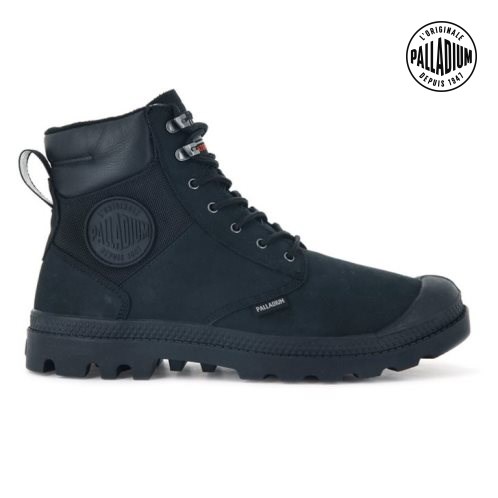 Palladium Pampa Shield WP+ LUX Stiefel Damen Schwarz | CH-5UOC7